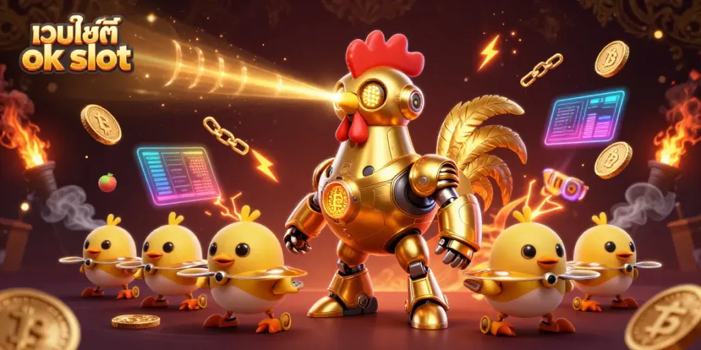 เล่นเกมสล็อตออนไลน์กับเว็บไซต์ ok slot ด้วยภาพประกอบสุดล้ำและสีสันสวยงาม