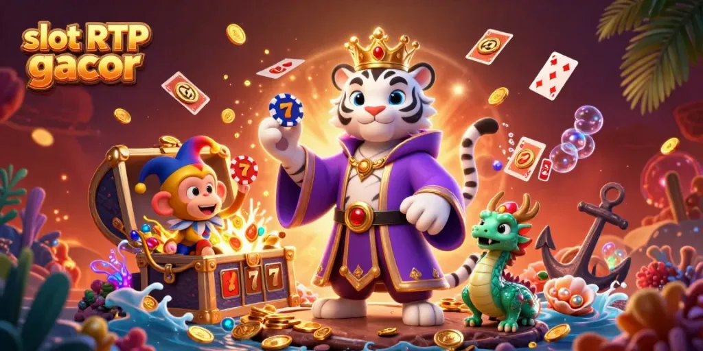 Menangkan slot RTP gacor dengan karakter menarik dalam ilustrasi 3D yang penuh warna.