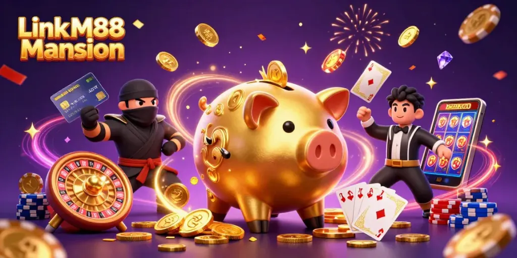 Experience exciting gains at Link M88 Mansion with top gaming action and vibrant casino elements.