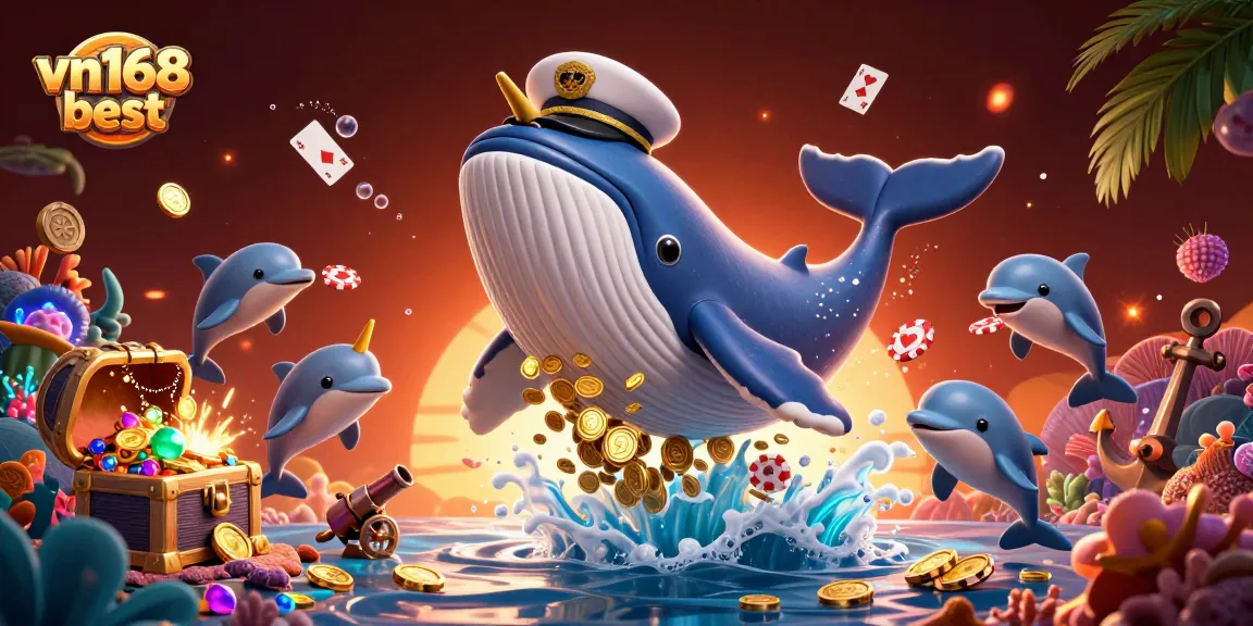 Engage in thrilling gameplay with vn168 best as a colorful casino-themed scene unfolds.