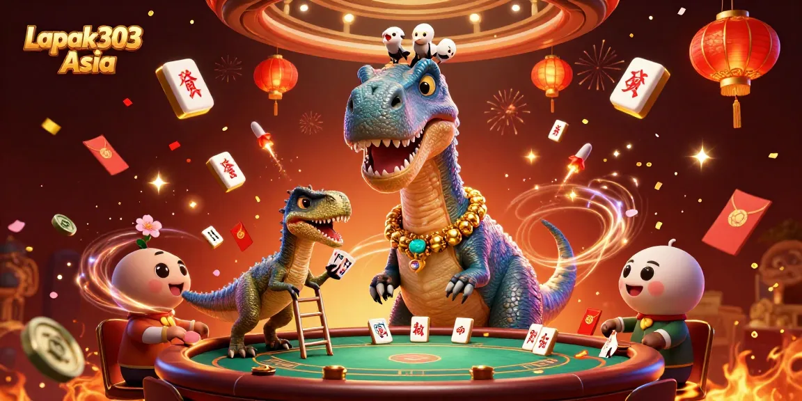 Experience thrill at Lapak303 Asia with an engaging scene of vibrant 3D casino action.