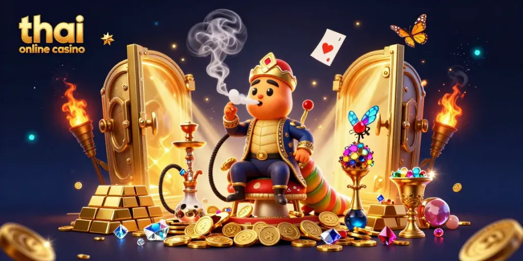 Experience the excitement of a thai online casino with dynamic characters and rich gaming elements.