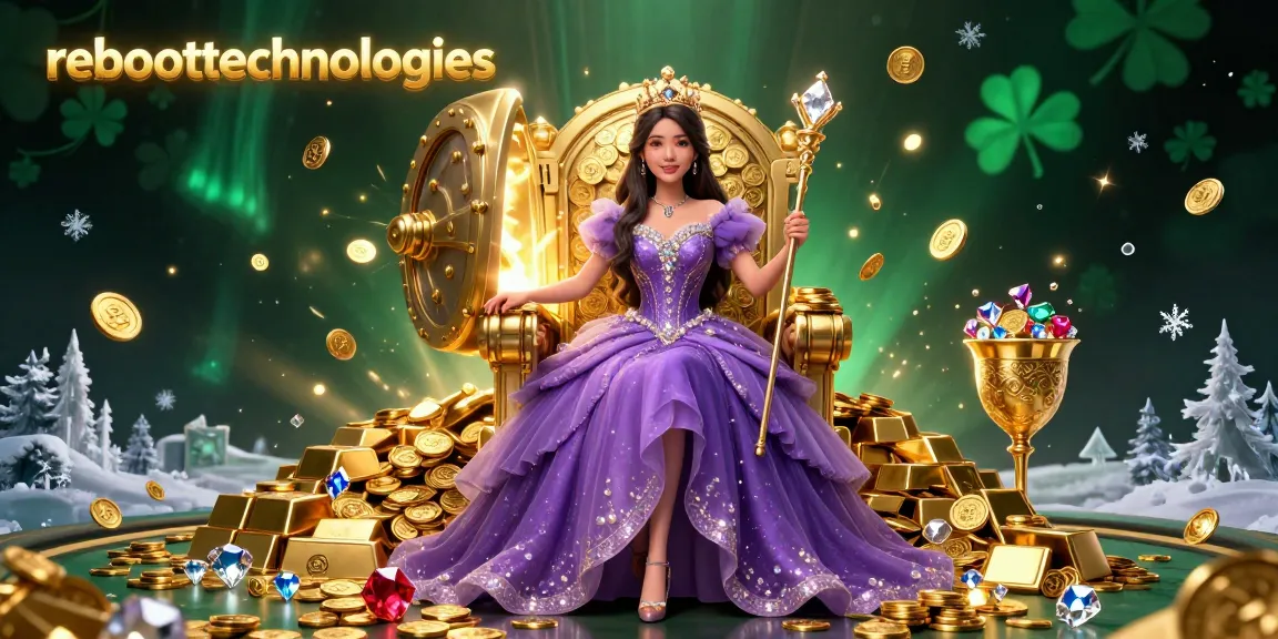Experience the grandeur of reboottechnologies with this dazzling casino illustration, showcasing riches and vibrant energy.